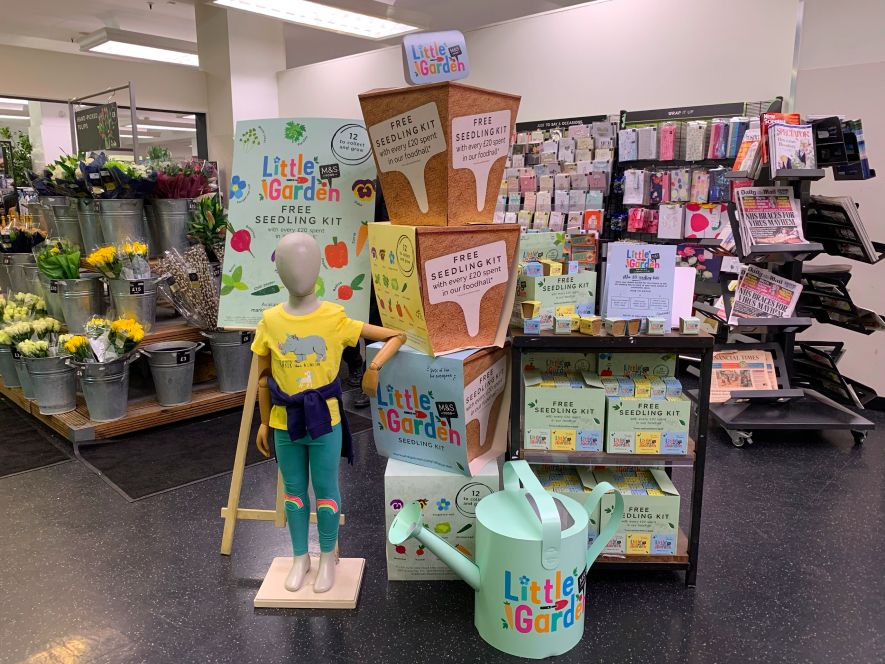 Little Garden in-store activation at M&S
