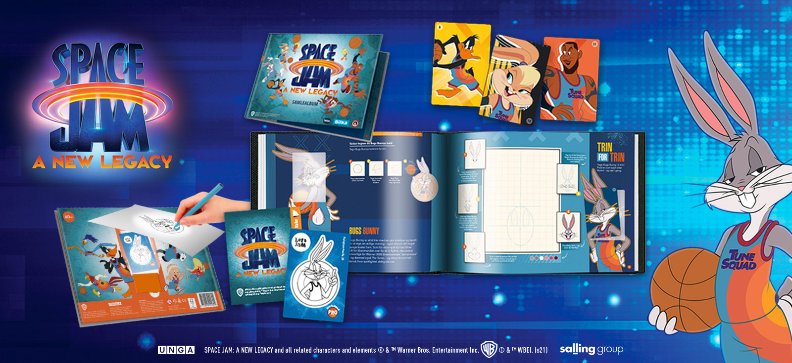 Space Jam A New Legacy loyalty campaign - Holocards products