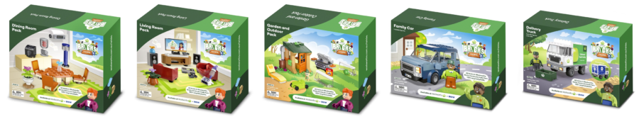Bricks Home merchandise packs