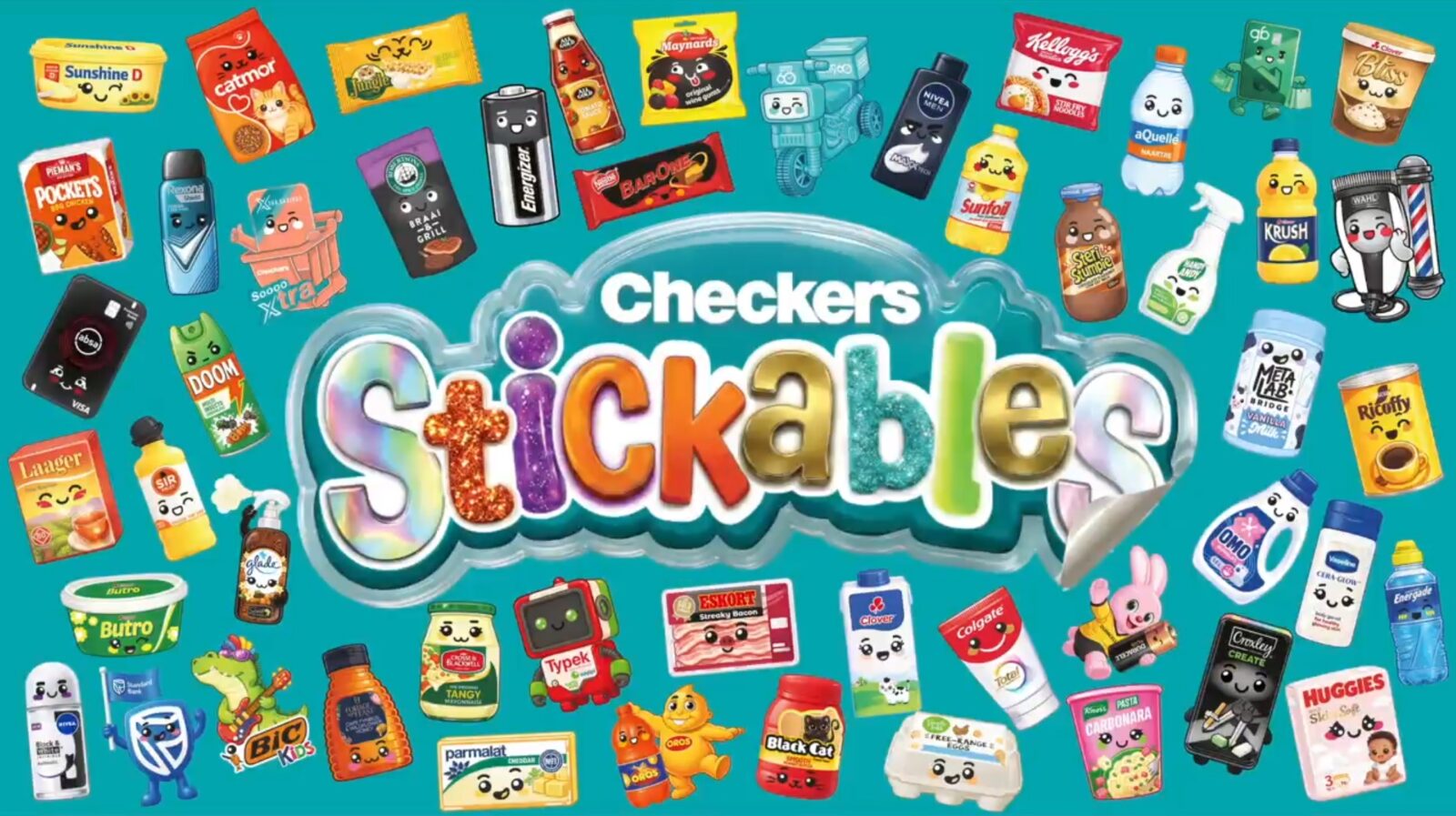 Checkers Stickables Collection